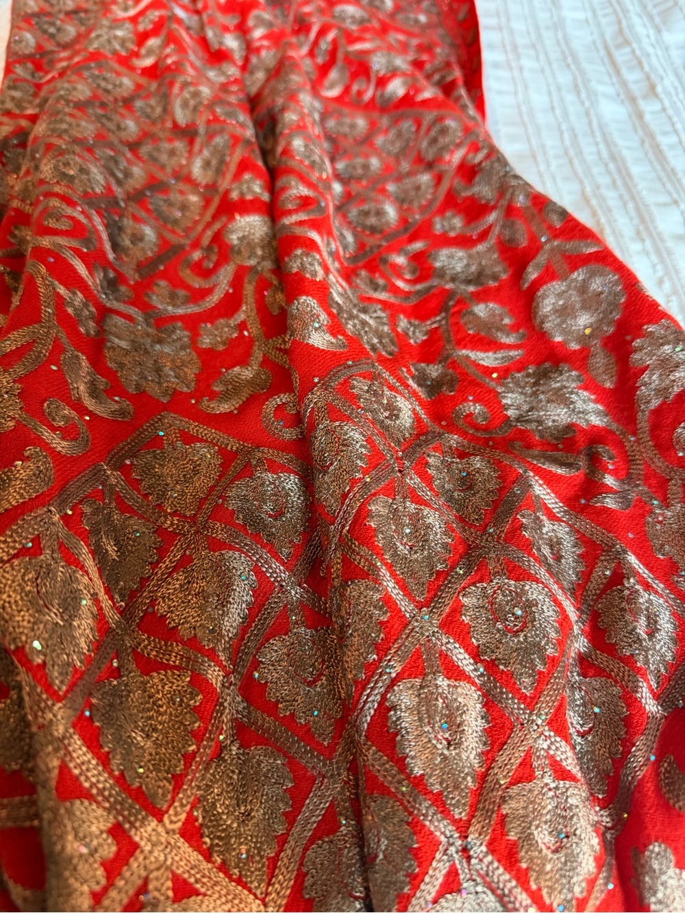 Jacquard Pashmina Style Shaw/Wrap/long scarf - Picture 4 of 7